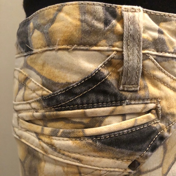 COPY - Just Cavalli Jean Skirt Size 44 US 8 Midi Low Rise - Picture 7 of 16